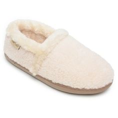 Get ready for chilly days ahead with this essential winter slipper. Featuring classic styling and a memory foam insole with durable rubber soles. These cozy slippers are ready for weekend relaxation. Soft Cream Round Toe Slippers, Comfy White Slippers With Textured Footbed, Comfortable Slippers With Soft Sole, Comfortable Synthetic Slippers With Soft Sole, Comfy Cream Indoor Slippers, Comfortable Cream Slippers With Round Toe, Cream Comfy Indoor Slippers, Comfy Cream Slippers With Cushioned Footbed, Comfortable Cream Round Toe Slippers