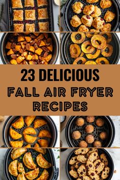 twelve delicious fall air fryer recipes