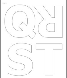 the letters q and g are outlined in black on a white background with text that reads qq sit