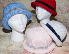 Crochet patterns & gifts. Baby blankets Hats by RuthiesDaughter Crochet Brimmed Hat, Crochet Hat With Brim, Crochet Baby Cardigan, Womens Hat, Brimmed Hat, Boy Blankets