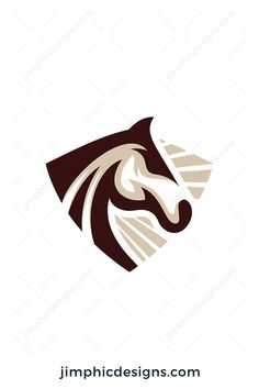 the head of a horse with stripes on it's face is shown in brown and white