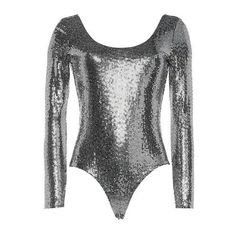 GucciMetallic Effect Bodysuit - Runway Catalog Metallic Stretch Bodysuit For Club, Backless Elastane Bodysuit For Party, Stretch Shiny Bodysuit For Party, Metallic Shiny Fitted Bodysuit, Fitted Metallic Shiny Bodysuit, Backless Party Leotard With Lined Body, Metallic Shiny Bodysuit For Night Out, Silver Shiny Stretch Bodysuit, Sleek Fitted Bodysuit For Party