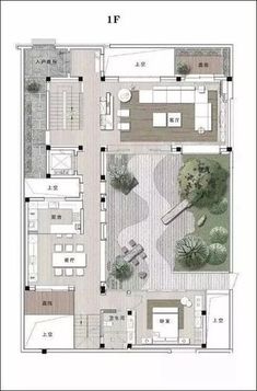 the floor plan for a small house with two floors and an open living room area