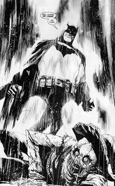 Batman: Black and White #2 by  Rafael Albuquerque Batman Black And White, Batman Illustration, Black And White Comics, Batman Poster, Batman Vs, Batman Art