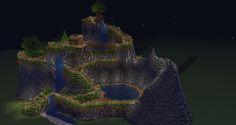 Minecraft Path Up Mountain, Minecraft Mountain City, Minecraft Mountain Staircase, Epic Minecraft Builds, Minecraft Mountain Base, Minecraft Nature, Staircase Minecraft, Minecraft Stairs, Minecraft Exterior