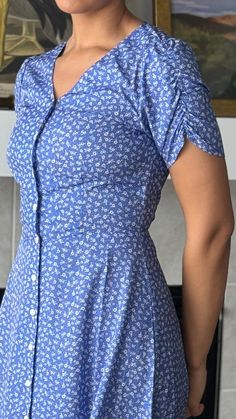 Periwinkle Dress, Long Frock Designs, Frock Designs, Dress Lavender, Simple Frocks, Long Frock, Make Your Own Clothes, Lavender Floral, Long Frocks