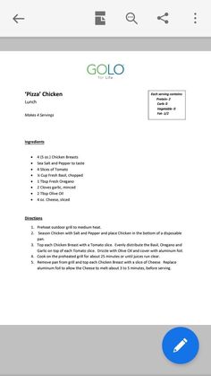 Golo Beef Chili, Golo Diet Shopping List, Golo Salad Recipes, Golo Chicken Recipes, Golo Chicken