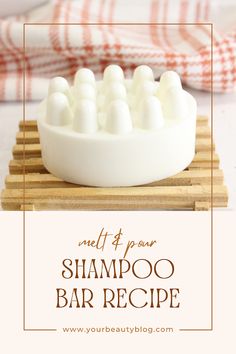 Discover the perfect melt and pour shampoo bar recipe! This DIY shampoo bar is easy to make and perfect for beginners. Using natural ingredients like shea butter and coconut oil, this recipe ensures your hair stays moisturized and healthy. Customize with your favorite essential oils for a scented shampoo bar that’s both eco-friendly and effective. Ideal for all hair types, this tutorial will guide you through each step. Try this natural shampoo bar for a luxurious homemade hair care experience. Melt And Pour Shampoo Bar, Goat Milk Shampoo, Natural Shampoo Bar, Shampoo Recipe, Melt And Pour Soap