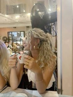 Blonde Styles, Sleeveless One Piece, Friend Request, One Piece Romper, Blonde Curly Hair, Blonde Curls, Blonde Hair Inspiration, Hair Envy, Dream Hair