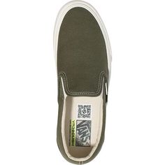 A classic slip-on with a more sustainable build--that's the Vans Slip-On VR3 Shoe. This casual shoe features the same style that Vans has been rocking since 1966, but it now features an organic cotton canvas and new VR3 footbeds and outsoles that are made in part with biobased and natural materials to reduce its impact on the planet. Canvas Shoes With Cushioned Footbed For Streetwear, Casual Canvas Slip-ons For Streetwear, Vans Casual Canvas Shoes, Cotton Low-top Slip-on Shoes, Everyday Slip-on Canvas Shoes, Casual Slip-on Cotton Sneakers, Canvas Slip-ons With Vulcanized Sole, Urban Vans Canvas Shoes, Cotton Canvas Shoes With Canvas Lining For Streetwear