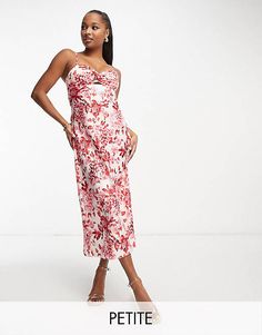 Ever New Petite strappy maxi dress in red floral | ASOS Red Maxi Dress With Straight Neckline For Summer, Red Maxi Dress With Sweetheart Neckline For Summer, Red Strapless Maxi Dress For Summer, Red Sweetheart Neckline Maxi Dress For Summer, Red Sweetheart Neckline Maxi Dress For Spring, Red Midi Dress With Sweetheart Neckline For Summer, Red Midi Dress With Sweetheart Neckline For Spring, Red Halter Neck Midi Dress With Floral Print, Red Floral Print Halter Neck Midi Dress