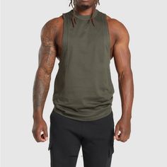 New With Tags, Never Worn. I Have Other Gymshark Items So Check My Closet! Thanks! Casual Cotton Tops For Training, Casual Green Tank Top For Training, Green Crew Neck Tank Top For Gym, Gymshark Shirt, Gymshark Men, Sweat Workout, Sport Tank, Workout Tank Top, Athlete Workout