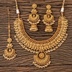 Tarinika Navita Gold-plated Choker Necklace & Jhumka Earring Indian Jewelry Set South Indian Temple Jewelry Wedding Gift for Her - Etsy South Indian Temple, Indian Jewelry Set, Earring Indian, Antique Necklaces Design, Antique Necklaces, Temple Jewelry, Indian Temple, Indian Jewelry Sets, Jhumka Earrings