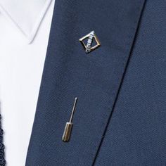 "Crafted in solid 14K Gold, this simple yet stylish lapel pin studded with natural diamonds makes for a perfect gift for the amazing males in your life, for whom finding a gift is almost impossible! * Diamond Wt : 0.14Ct * Color/Clarity Grade - H-I, Vs-Si Purity * Gold - 1.8g, 14K Solid Yellow Gold * Dimension of the design : 12mm x 12mm * Total Length - 2.3\" (approx) * Pin - 18 gauge (1.2 mm) Gold Lapel Pin - Stick Pin for Men - Coat Hat Tie Pin - Gifts for Father Brother Husband If you like t Diamond Lapel Pins For Men, Coat Pin For Men, Tie Pins For Men, Elegant Silver Lapel Pin For Groom, Elegant Business Lapel Pin Brooch, Classic Brooch For Business, Classic Business Brooch Jewelry, Classic Formal Jewelry With Diamond Markers, Elegant Silver Pins For Business