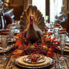 Premium Centerpieces Thanksgiving Stock Images Collection Thanksgiving Table Plate Settings, Mixing Thanksgiving And Christmas Decor, Thanksgiving Table Food, Thanksgiving Tea Party, Thanksgiving Arrangements, Thanksgiving Table Settings Centerpieces, Table Plate Setting, Thanksgiving Cookies Decorated, Fall Dining Table Decor