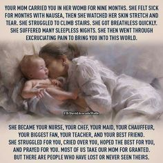 a mother's love for her child is shown in this poem by the artist