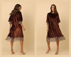 Velvet Dress Short, Velvet Lace Dress, Max Dress, Dress Velvet, Oversized Dress, Dress Tunic, Kaftan Dress, Dress With Lace