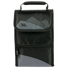 This lunch pack features two compartments, dual closure, and a BPA free food container that fits perfectly inside. Two compartments allow you to keep drinks separate from food or hard foods separate from soft foods. Dual closure allows you to fold the flap down for lighter loads or use the zipper for extra capacity. The interior has high density thermal insulationtokeep contents cool and freshandanUltra Safe easy clean liningwithMicroban to help protect against bacterial odors and stainsand make Functional Black Lunch Box For Outdoor Activities, Portable Black Lunch Bag For Outdoors, Portable Black Lunch Bag For Outdoor, Functional Black Lunch Box For Travel, Practical Black Lunch Bag For Outdoor Activities, Functional Black Lunch Bag For Outdoor Activities, Functional Black Travel Lunch Box, Black Rectangular Lunch Box For Outdoor, Multifunctional Black Lunch Bag For Outdoor