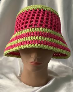 Chic handmade summer bob with organic cotton crochet, for women, men T56-57, modern style model, new ideal for gift Trendy Green Crochet Beach Hat, Trendy Green Crochet Hat For The Beach, Trendy Green Crochet Hat For Beach, Summer Style Cotton Crochet Hat, Casual Pink Crochet Beach Hat, Green Casual Crochet Beach Hat, Summer Crochet Hat In Cotton For Vacation, Summer Crochet Cotton Hat For Vacation, Casual Green Crochet Beach Hat