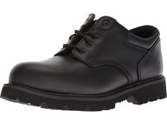 Thorogood Uniform Classic Leather Oxford Steel Safety Toe Men's Work Boots Black Men's Uniform, Work Boots Men, Work Looks, Classic Leather, Toe Designs, Work Boots, Smooth Leather, Black Boots, Oxford