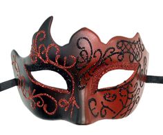 PRICES MAY VARY. Fits Most gentlemens fancy masquerade Classic half-face sexy black fox design, decorated with glitters, help u find the other half of yours quickly in party with this cool look From burlesque-boutique, Lightweight, comfortable, hand wash recommened Perfect item to giveaway at door . Perfect for Halloween Christmas carnivals,masquerade, mardi gras, party ball prom , costume cosplay party ,fashion shows , wedding,mask events , night club and so on. Perfect for Halloween Christmas Hell University, Roman Mask, Roman Party, Red Mask Masquerade, Ball Outfits, Masks Black, Mask Venetian, Mens Masquerade Mask, Prom Costume