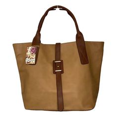 Tan With Brown Trim, Vegan/Faux Flexible Leather. Great For Travel Folds Down Flat , So It's Easy To Pay A Way. Gold Hardware. Outer Zip Pocket On Back. Handle Drop 7.5''. Flap Over Strap And Magnetic Snap Closer. Inside Zip And Slide Into Pockets. Size; W 18.5'' X H 12.5'' X D 5.5''. Retail Price $79. Nwt Paprika Vegan/Faux Leather. 0523205/79 C&B10 This Bag Does Have Cracking In The Bottom Part On The Inside Of Handles. But It Still Is Very Sturdy And Has A Lot Of Wearability. Brown Trim, Tan Brown, Gold Hardware, Womens Tote Bags, Vegan Leather, Zip Pockets, Faux Leather, Leather, Women Shopping