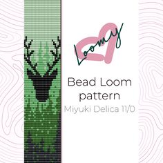 the bead loom pattern depicts a tree in front of a swirly background