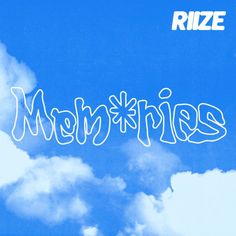 there is a blue sky with white clouds and the word mobhrips on it