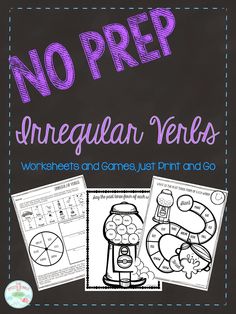 no prep printable worksheets and games for kids to practice their math skills