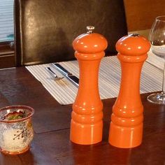 Chef Specialties Pepper Mill and Salt Shaker Set Size: 8" H x 5.25" W x 2.5" D, Color: Butternut Salt Grinder, Candy Apples, Salt Pepper Shakers, Salt Pepper