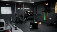 the gym is equipped with various equipment for people to work on their bodybuilding muscles