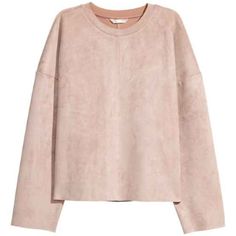 H&M Blush Pink, Nude Faux Suede Straight Relaxed Silhouette, Pullover Top Round Neckline, Center Front Seam, Center Back Seam, Drop Shoulder, Wide-Cut Long Sleeves, Straight Hem Faux Suede Outside, Smooth Satin Inside 90% Polyester 10% Elastane Pit To Pit: 27" Chest: 54" Waist: 54" Sleeve Length: 19" Back Length: 24" Size: Xl New With Tags Office, Work, Back To School,Casual, Lounge, Classic, Luxury, Fall, Winter, Spring, Summer Trendy Pink Blouse For Winter, Chic Pink Blouse For Winter, Chic H&m Tops For Winter, Chic Winter Tops By H&m, Chic Pink Crew Neck Blouse, Casual Pink H&m Blouse, H&m Pink Long Sleeve Tops, H&m Long Sleeve Pink Tops, Winter Blouses