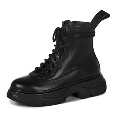 Dorian Combat Boots NEW GEW Winter Calf Leather Ankle Lace-up Boots, High-top Calf Leather Boots For Winter, Casual Calf Leather Boots With Round Toe, Leather Combat Boots With Padded Ankle For Fall, Flat Heel Boots For Streetwear And Fall, Flat Heel Boots For Streetwear In Fall, Flat Heel Boots For Fall Streetwear, Fall Lace-up Boots With Vibram Sole, Leather Mid-calf Boots For Streetwear High-ankle