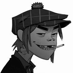 Gorillaz Black And White, Pfp Gorillaz, Gorillaz, Reading Lists, Internet, Tumblr, Reading, Memes