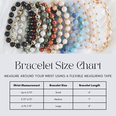 Diy Crafts Jewelry Bracelets Beads Bracelet Lengths Chart, Prices For Bracelets, Black Crystal Bracelet Jewelry, Large Bead Bracelet Ideas, Bracelet Measurement Chart, 8mm Beaded Bracelets Ideas, Gemstone Bracelet Stack, How To Make Stretch Bracelets, Crystal Beads Bracelet Design