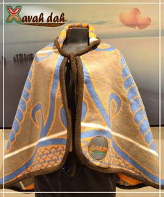 "ON PROMOTION  Stylish Gladiator inspired Poncho/Shawl made from the Basotho Blanket.  \"Stand out from the crowd\"" Blanket Stand, Blanket Jacket, Anniversary Message, Blanket Poncho, Poncho Shawl, Ladies Poncho, Cell Phone Number, Kind Person, Blanket Wrap