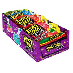 TOPPS JUICY DROP GUMMIES Sweet Hampers, Disney Coffee Mugs, Sweet Jars, Retro Sweets, Sour Taste, Sweet Box