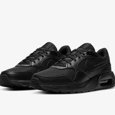 Men's Nike Air Max Sc Black Size 13 Black Synthetic Running Shoes With Vented Sides, Classic Black Running Shoes With Round Toe, Classic Black Running Shoes, Classic Black Sneakers With Air Cushioning, Classic Black Running Shoes With Air Cushioning, Classic Black Lace-up Running Shoes, Classic Black Running Shoes With Air Max Cushioning, Black Leather Running Shoes With Air Cushioning, Black Leather Running Shoes Fade-resistant