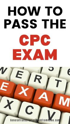 a computer keyboard with the words how to pass the ccp exam written on it