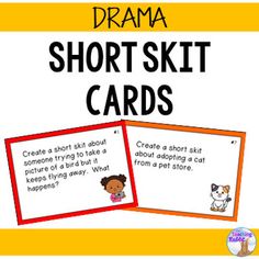 Acting Prompts, Games For Elementary Students, Skits For Kids, Vbs Games, Short Skits, Activities For Elementary Students, Drama For Kids, Transition Activities, Drama Activities