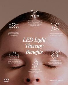 Red Light Skin Therapy, Led Therapy Skin Lights, Led Skin Therapy, Client Reviews Design Instagram, Red Light Therapy Spa, Wellness Content Ideas, Light Branding, Beauty Esthetician