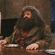 Robbie Coltrane, Rubeus Hagrid, Daniel Radcliffe