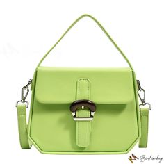 Bird in Bag - Popular small bags female new simple crossbody bags fashion simple casual handbag Trendy Green Shoulder Bag With Single Handle, Green Satchel Bag With Solid Color, Trendy Green Flap Bag For Daily Use, Green Solid Color Satchel Bag, Trendy Green Top Handle Baguette Bag, Green Solid Color Shoulder Bag, Trendy Green Crossbody Flap Bag, Trendy Green Everyday Flap Bag, Trendy Green Flap Bag