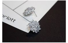 [xlmodel]-[photo]-[0000]t Earring Type: Stud EarringsItem Type: EarringsFine or Fashion: FashionMetals Type: SilverMaterial: Cubic ZirconiaStyle: Trendyis_customized: YesShape\\pattern: PlantBack Finding: Push-backMetals Type: 925 sterling silverMaterial: 100% 925 sterling silverwholesale: welcomepack: Cartons Nail Flower, Luxury Brides, Lady Fashion, Cubic Zirconia Earrings, Original Jewelry, Stud Earrings For Women, Zirconia Earrings, Hypoallergenic Earrings, Earring Sale