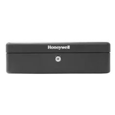 the honeywell electronic device is shown on a white background and has a black cover