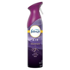 a bottle of air freshener on a white background