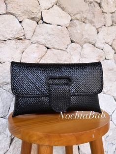 Woven Pandanus Clutch, Casual Boho Purse, Bali Straw Clutch, Handmade Bohemian Clutch, Evening Clutch, Gift for Her - Etsy Spain Traditional Black Pouch Clutch, Woven Clutch For Party, Woven Clutch Evening Bag, Woven Clutch For Evening, Elegant Woven Clutch For Evening, Formal Woven Clutch, Elegant Woven Evening Clutch, Elegant Evening Clutch With Woven Details, Elegant Woven Clutch For Party