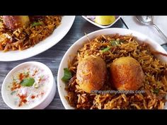 two plates filled with different types of food