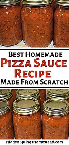 the best homemade pizza sauce recipe made from scratch is so delicious and easy to make