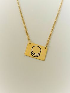 * 925 Sterling silver over gold plated. *The productis handmade. * Chain,925 sterling silver. *Chain length 45cm. *Plate size; width:2cm, length:1,5cm. *Keep away from chemicals to delay silver from tornishing. WHAT DOES THE ALLATRA SYMBOL MEAN? As a conductor of God's creative power, the sign of AllatRa has been used by humans since ancient times. It remains constantly active and interacts with the visible and invisible world and affects the human energy structure regardless of whether one understands it or not. Still, the main effect of the sign depends on human choice. If a person has a Spiritual nature, this sign affects him as an additional spiritual force. So the sign sort of resonates and strengthens the creative spiritual power of the person. So the sign sort of resonates and stren Sterling Silver Chain Necklace With Square Pendant, Gold Handmade Charm Necklaces With Rectangular Pendant, Handmade Gold Charm Necklaces With Rectangular Pendant, Gold Handmade Rectangular Pendant Charm Necklaces, Minimalist Engraved Brass Jewelry, Minimalist Gold-plated Engraved Jewelry, Handmade Gold Necklace With Rectangular Pendant, Gold Handmade Necklace With Rectangular Pendant, Minimalist Engraved Gold-plated Jewelry